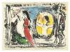 MARC CHAGALL Two color lithographs